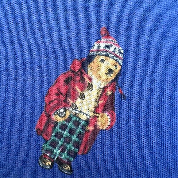 Men's Polo Ralph Lauren Polo Bear 2 Piece Christmas-Holiday Pajama Set NWT Sz. L - Picture 3 of 6